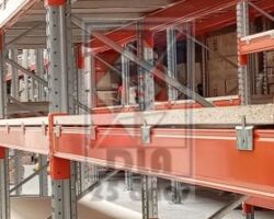 RACK SELECTIVO CON ENTREPAÑO EN AGLOMERADO RACK SELECTIVO CON ENTREPAÑO EN AGLOMERADO